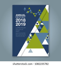 Abstract minimal geometric shapes polygon design background for business annual report book cover brochure flyer poster
