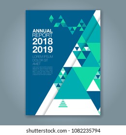 Abstract minimal geometric shapes polygon design background for business annual report book cover brochure flyer poster