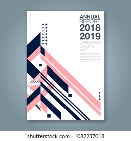 Abstract minimal geometric shapes polygon design background for business annual report book cover brochure flyer poster