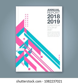 Abstract minimal geometric shapes polygon design background for business annual report book cover brochure flyer poster