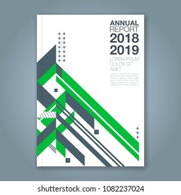 Abstract minimal geometric shapes polygon design background for business annual report book cover brochure flyer poster