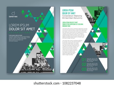 Abstract minimal geometric shapes polygon design background for business annual report book cover brochure flyer poster