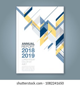 Abstract minimal geometric shapes polygon design background for business annual report book cover brochure flyer poster