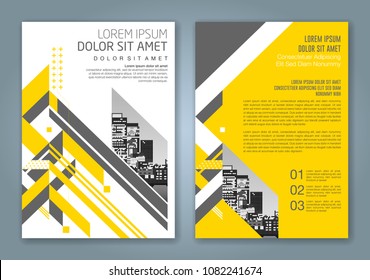 Abstract minimal geometric shapes polygon design background for business annual report book cover brochure flyer poster