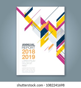Abstract minimal geometric shapes polygon design background for business annual report book cover brochure flyer poster