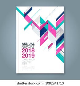 Abstract minimal geometric shapes polygon design background for business annual report book cover brochure flyer poster