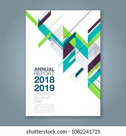 Abstract minimal geometric shapes polygon design background for business annual report book cover brochure flyer poster