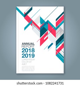 Abstract minimal geometric shapes polygon design background for business annual report book cover brochure flyer poster