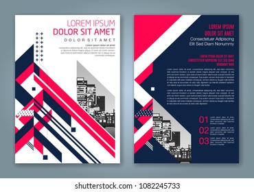 Abstract minimal geometric shapes polygon design background for business annual report book cover brochure flyer poster