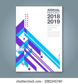 Abstract minimal geometric shapes polygon design background for business annual report book cover brochure flyer poster