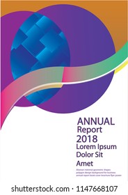 Abstract minimal geometric shapes polygon design background for business annual report book cover brochure flyer poster