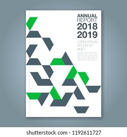 Abstract minimal geometric shapes polygon design background for business annual report book cover brochure flyer poster