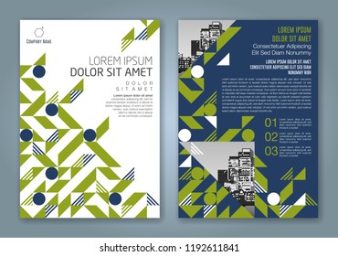 Abstract minimal geometric shapes polygon design background for business annual report book cover brochure flyer poster