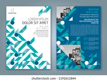 Abstract minimal geometric shapes polygon design background for business annual report book cover brochure flyer poster