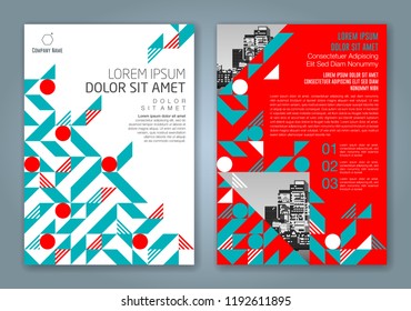 Abstract minimal geometric shapes polygon design background for business annual report book cover brochure flyer poster