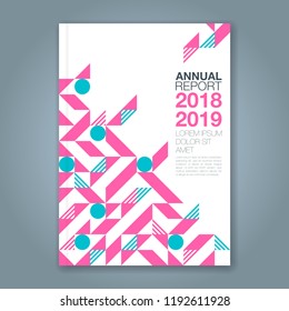 Abstract minimal geometric shapes polygon design background for business annual report book cover brochure flyer poster