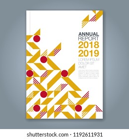 Abstract minimal geometric shapes polygon design background for business annual report book cover brochure flyer poster