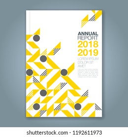 Abstract minimal geometric shapes polygon design background for business annual report book cover brochure flyer poster