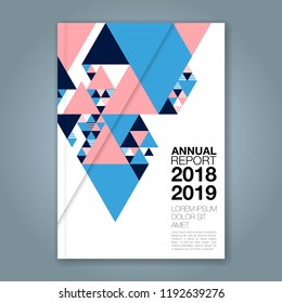 Abstract minimal geometric shapes polygon design background for business annual report book cover brochure flyer poster