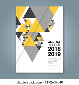 Abstract minimal geometric shapes polygon design background for business annual report book cover brochure flyer poster