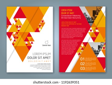 Abstract minimal geometric shapes polygon design background for business annual report book cover brochure flyer poster