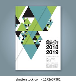 Abstract minimal geometric shapes polygon design background for business annual report book cover brochure flyer poster