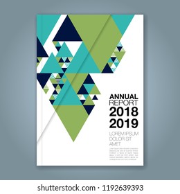 Abstract minimal geometric shapes polygon design background for business annual report book cover brochure flyer poster