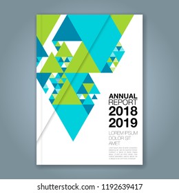 Abstract minimal geometric shapes polygon design background for business annual report book cover brochure flyer poster