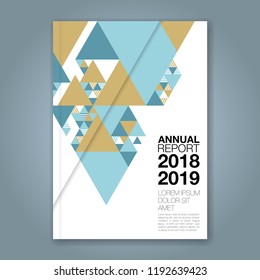 Abstract minimal geometric shapes polygon design background for business annual report book cover brochure flyer poster