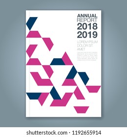 Abstract minimal geometric shapes polygon design background for business annual report book cover brochure flyer poster