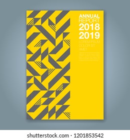 Abstract minimal geometric shapes polygon design background for business annual report book cover brochure flyer poster