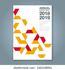 Formas geométricas mínimas abstractas fondo de diseño de polígonos para la portada del folleto del informe anual de negocios carteles del folleto
