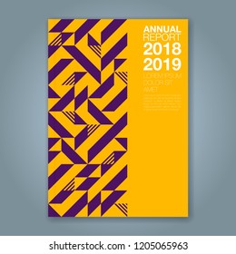 Abstract minimal geometric shapes polygon design background for business annual report book cover brochure flyer poster