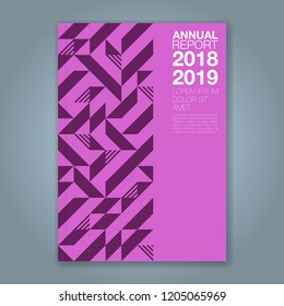 Fondo de diseño de polígono de Formas geométricas mínimas Abstractas para el informe anual de negocios Cartel de folleto de folleto de portada de libro