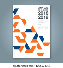 Abstract minimal geometric shapes polygon design background for business annual report book cover brochure flyer poster