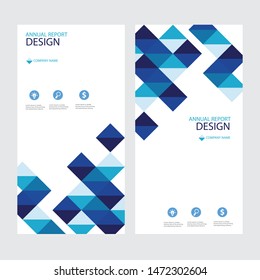 Abstract minimal geometric shapes polygon design background for business annual report book cover brochure flyer poster