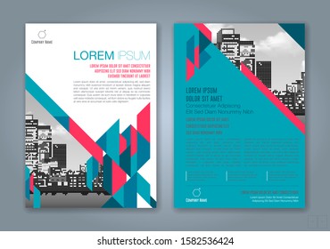 Abstract minimal geometric shapes polygon design background for business annual report book cover brochure flyer poster