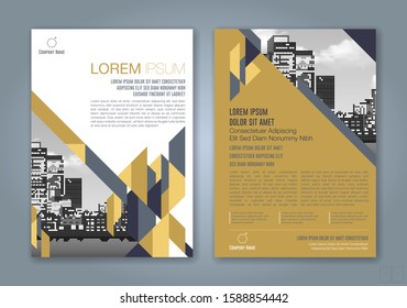 Abstract minimal geometric shapes polygon design background for business annual report book cover brochure flyer poster