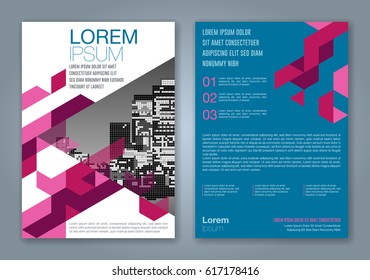Abstract minimal geometric shapes polygon design background for business annual report book cover brochure flyer poster