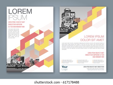 Abstract minimal geometric shapes polygon design background for business annual report book cover brochure flyer poster