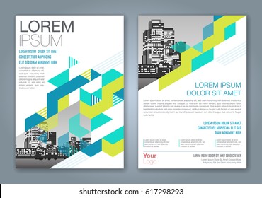 Abstract minimal geometric shapes polygon design background for business annual report book cover brochure flyer poster