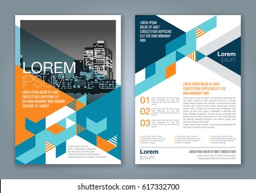 Abstract minimal geometric shapes polygon design background for business annual report book cover brochure flyer poster