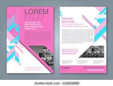 Abstract minimal geometric shapes polygon design background for business annual report book cover brochure flyer poster