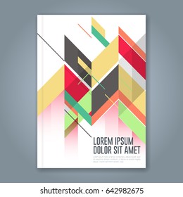 Abstract minimal geometric shapes polygon design background for business annual report book cover brochure flyer poster