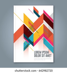 Abstract minimal geometric shapes polygon design background for business annual report book cover brochure flyer poster