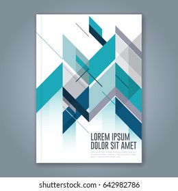 Abstract minimal geometric shapes polygon design background for business annual report book cover brochure flyer poster