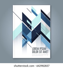 Abstract minimal geometric shapes polygon design background for business annual report book cover brochure flyer poster