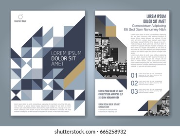 Abstract minimal geometric shapes polygon design background for business annual report book cover brochure flyer poster