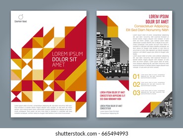 Abstract minimal geometric shapes polygon design background for business annual report book cover brochure flyer poster