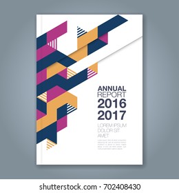 Abstract minimal geometric shapes polygon design background for business annual report book cover brochure flyer poster